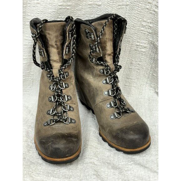 Sorel Shoes - Sorel Women's Brown Leather Booties Size 8 #100884